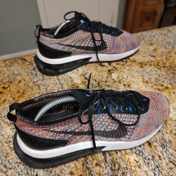Nike Air Max Flyknit Racer Multicolor Black Racer Blue Men's Sz 10 FD2765-900 - Picture 6 of 14